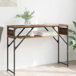 vidaXL Småbord>Konsolbord Gammalt trä 105x30x75cm Konstruerat trä