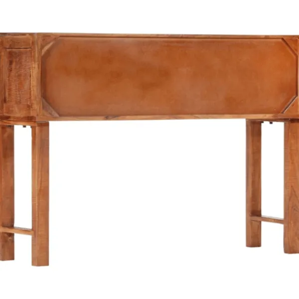 vidaXL Sideboards>Konsolbord 120x32x80 cm massivt grovt mangoträ