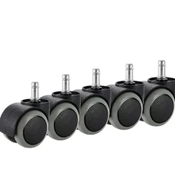 Kontorsmöbler>Kontorsstol Hjul, 5-pack, Passar IKEA Stol (10mm x 22mm) Kraftiga