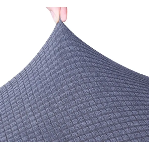 Stolar>Kontorsvridbar stolöverdrag, datorsstolöverdrag, sätesöverdrag i tyg, stolsöverdrag (ljus kaffefärg, liten storlek (45-55CM) storlek S)