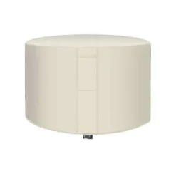 Sittpuffar>Kraftigt 420d Oxford Rund Trädgårdsmöbelöverdrag Vattentätt Inomhus Utomhus Cirkulärt 185 x 110 cm