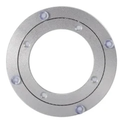 Matbord>Kraftigt runt matbord aluminiumlegering roterande lagerplatta
