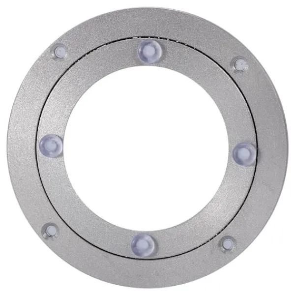 Matbord>Kraftigt runt matbord aluminiumlegering roterande lagerplatta