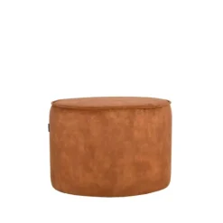 LABEL51 Sittpuffar>Sittpuff Tibo 55x55x40 cm ockrafärgad velour