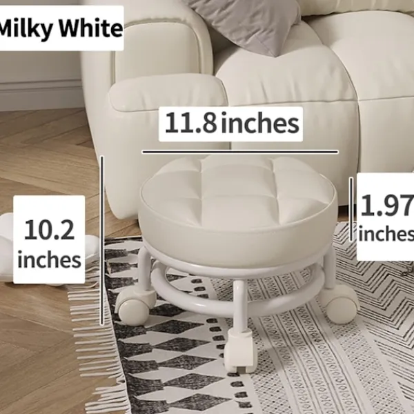 Holocky Pallar>Låg Rullande Pall med 360° Universalhjul