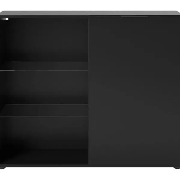 AUCUNE Sideboards>Liten förvaringsenhet - Svart dekor - L99,1 x H81,3 x D31,5 cm - Tillverkad i Tyskland