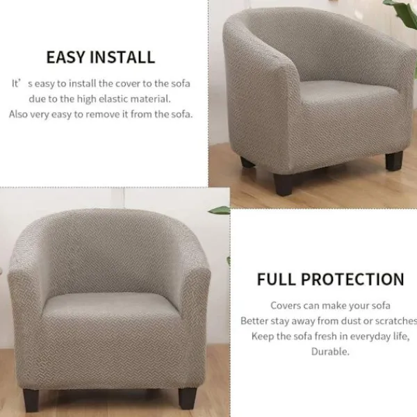 Fåtöljer>Ljusgrönt fåtöljöverdrag, elastiskt