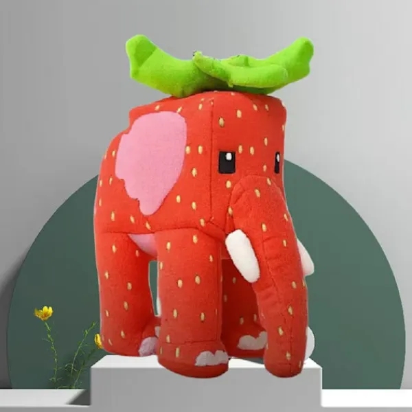 HEET Fåtöljer>Lostwolf Stjäl En Brainrot Plysch Jordgubbs Elefant Ny Kudde A5