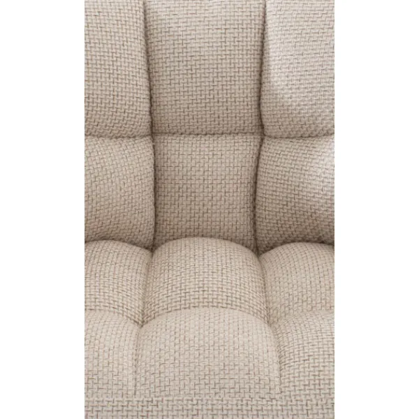 BellaFurn Fåtöljer>Loungestol med armstöd - Relax fåtölj - stabil metallbas, bekväm design