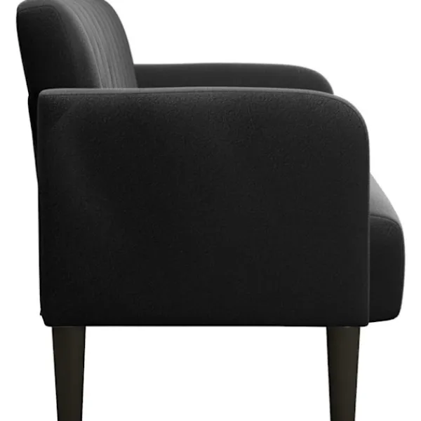 vidaXL Soffor>Loveseat soffa svart 109 cm sammet