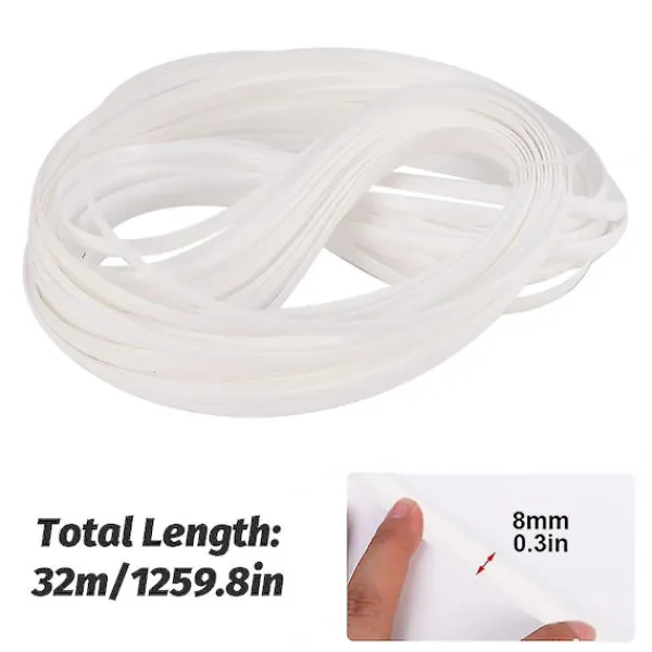 Balkongmöbler>32m Utemöbler Reparations Hög Hållfasthet Plast Rotting Wicker Kit Platt Bärbar Ny Beige