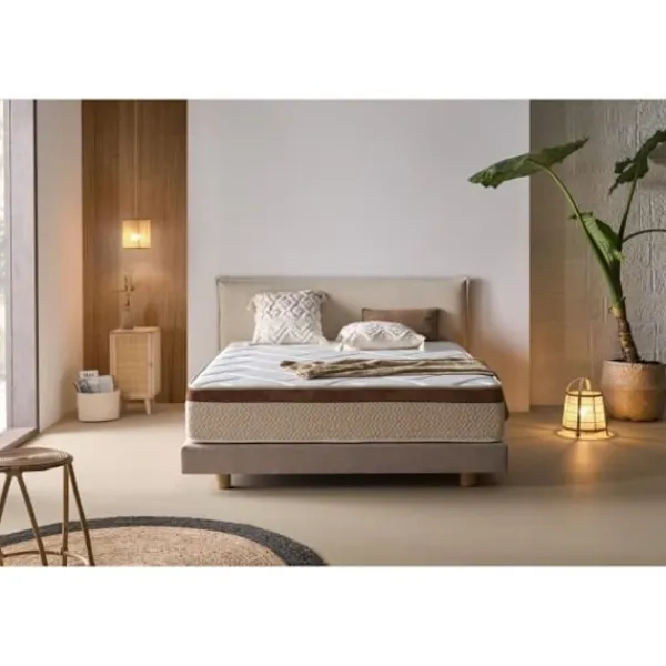 ECCOX Sängar>Madrass 135x190 cm Minnesskum tjocklek 25 cm +/-2 BIO CONFORT.