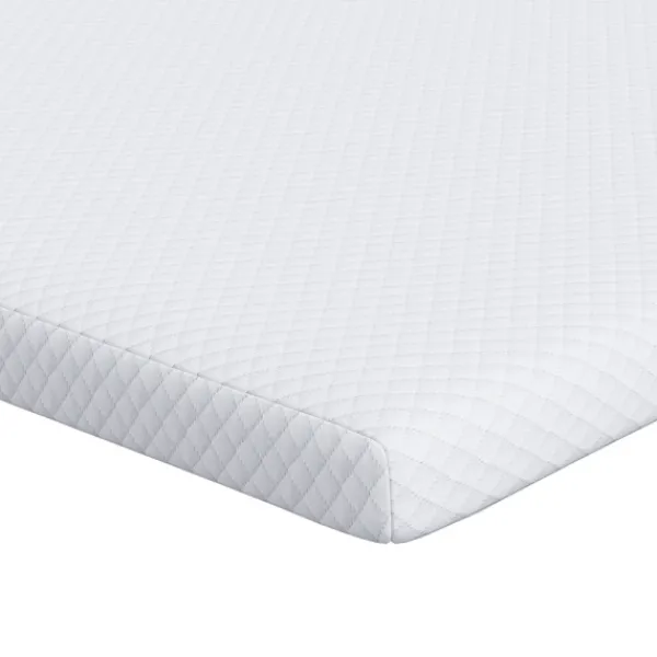 vidaXL Sängar>Madrasskydd Vit 90 x 200 cm Jacquard tyg