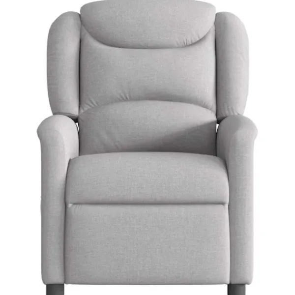 vidaXL Fåtöljer>Massagefåtölj molngrå tyg