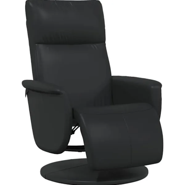 vidaXL Fåtöljer>Massagefåtölj Svart 71 x 90 x 105 cm Konstläder