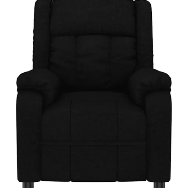 vidaXL Fåtöljer>Massagefåtölj svart tyg