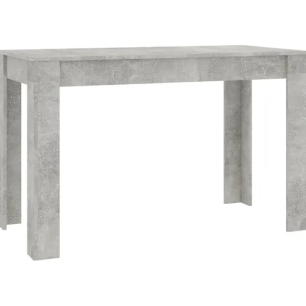 vidaXL Matgrupper>Matbord betonggrå 120x60x76 cm konstruerat trä