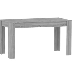 vidaXL Matgrupper>Matbord grå sonoma 140x74,5x76 cm konstruerat trä