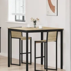 vidaXL Matgrupper>Matbord Konstruerat trä