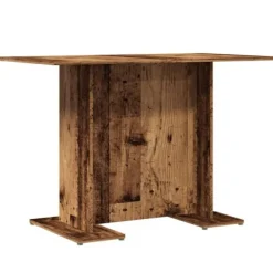 vidaXL Matbord>Matbord åldrat trä 110x60x75 cm konstruerat trä