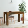 vidaXL Matbord>Matbord rökfärgad ek 120x60x76 cm konstruerat trä