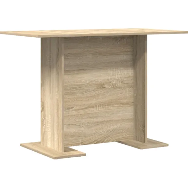 vidaXL Matbord>Matbord Sonoma-ek 110 x 60 x 75 cm Konstruerat trä