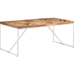vidaXL Matbord>Matbord 180x90x76 cm massivt akaciaträ och mangoträ