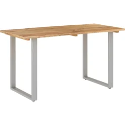 vidaXL Matgrupper>Matbord 140x70x76 cm massivt akaciaträ