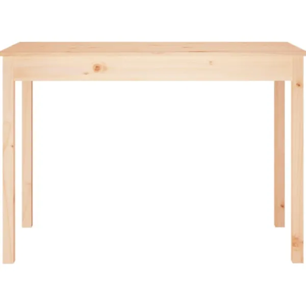 vidaXL Matgrupper>Matbord 110x55x75 cm massivt furuträ
