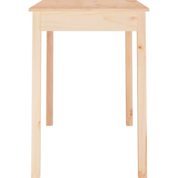 vidaXL Matgrupper>Matbord 110x55x75 cm massivt furuträ