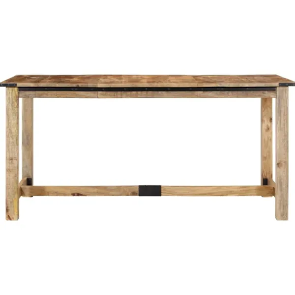 vidaXL Matbord>Matbord 160x80x75 cm massivt mangoträ