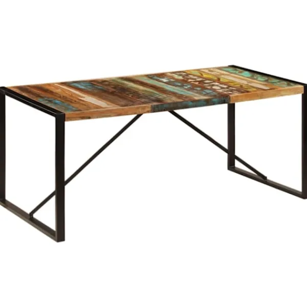 vidaXL Matbord>Matbord 180x90x75 cm massivt återvunnet trä