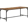 vidaXL Matbord>Matbord 180x90x75 cm massivt trä grov mango