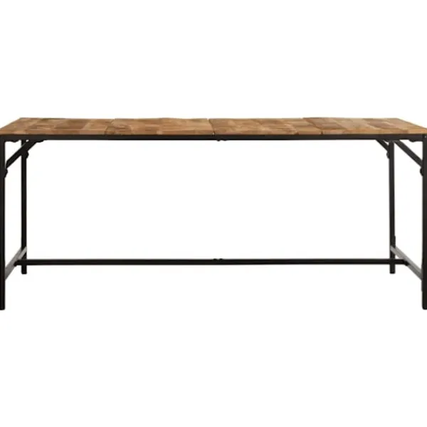 vidaXL Matbord>Matbord 180x90x75 cm massivt trä grov mango