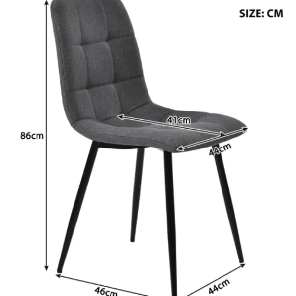 Matgrupper>Matsalsgrupp (set, 150×80×76cm matbord med 4 stolar), hopfällbart köksbordset, matrumsstol i linne