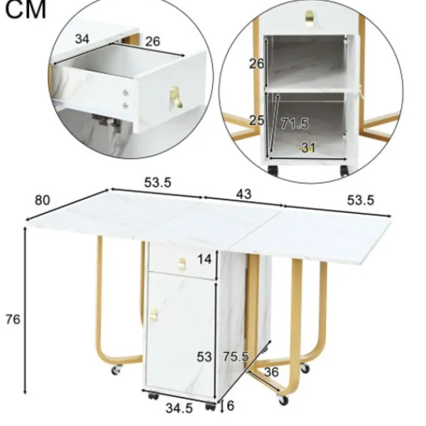 Matgrupper>Matsalsgrupp (set, 150×80×76cm matbord med 4 stolar), hopfällbart köksbordset, matrumsstol i linne