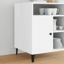 vidaXL Sideboards>Möbelfötter 2 pcs Svart 5,5 x 5,5 x 10 cm Järn