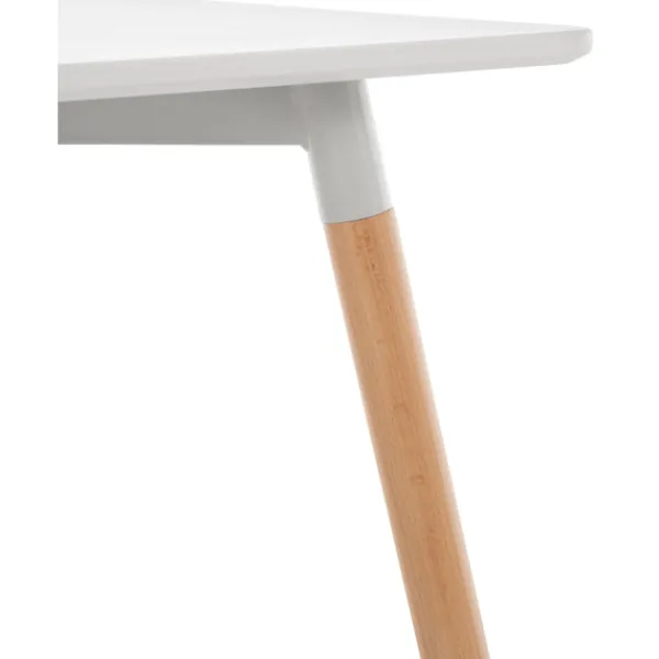 BellaFurn Matbord>MDF Köksbord - Matbord - Justerbar stabilitet för ojämna våningar Färg: Vit | Storlek: 60 cm