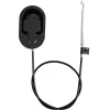 Fåtöljer>Metallstolar Svarta Stolar Recliner Kabel Recliner Handtag Recliner Släpphandtag