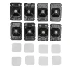 Kistor & Koffertar>Mini Caster Wheels Adhesive 360 Degree Rotation Roller Wheels for Mini Furniture Storage Box Black