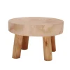 Småbord>Mini Träpall Display Växtställ Dekorativ Trä Växtpall Bonsaihållare för Inomhus Utomhus Hem Trädgård C