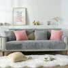 Soffor>Modern enkel plysch soffa kudde, universell all-inclusive varm tjock soffaöverdrag, tatami fönsterkudde (Grå, 70*120)