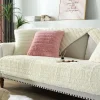 Soffor>Modern enkel plysch soffa kudde, universell all-inclusive varm och tjock sofföverdrag, tatami fönsterkudde (Vit beige, örngott 30*50 (utan