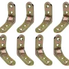Hyllor>Mordely Wall Shelf Bracket, 8 Pieces 5cm Metal Shelf Bracket, Strong Bearing Capacity, For Fixing And Reinforcing Tables, Chairs,