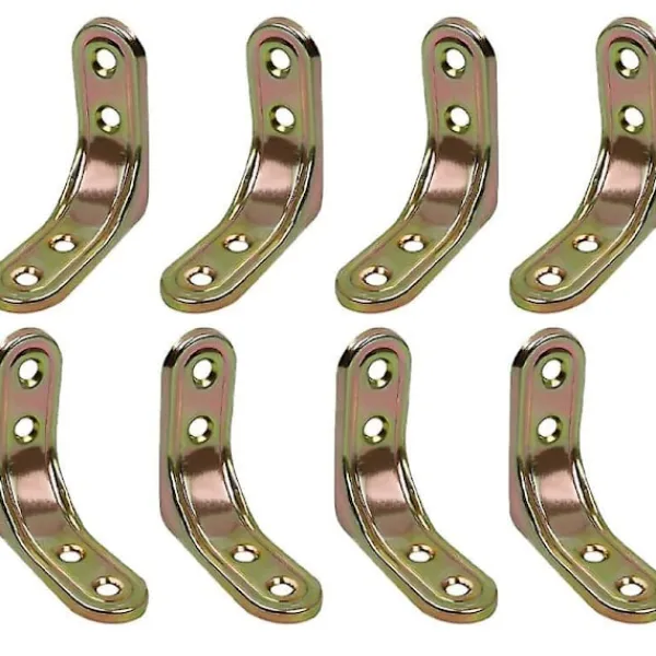 Hyllor>Mordely Wall Shelf Bracket, 8 Pieces 5cm Metal Shelf Bracket, Strong Bearing Capacity, For Fixing And Reinforcing Tables, Chairs,