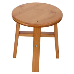 Pallar>Multipurpose Small Bamboo Pall Låg Pall Barn Bänk för Hem Vardagsrum SuppliesS Rund