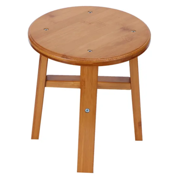 Pallar>Multipurpose Small Bamboo Pall Låg Pall Barn Bänk för Hem Vardagsrum SuppliesS Rund