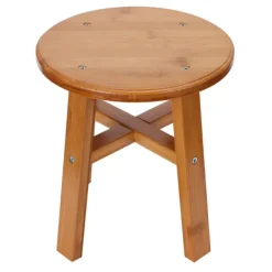 Pallar>Multipurpose Small Bamboo Pall Låg Pall Barn Bänk för Hem Vardagsrum SuppliesS Rund