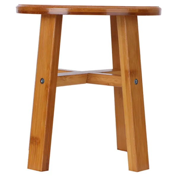 Pallar>Multipurpose Small Bamboo Pall Låg Pall Barn Bänk för Hem Vardagsrum SuppliesS Rund