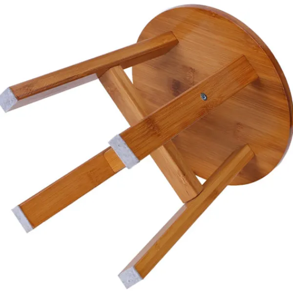 Pallar>Multipurpose Small Bamboo Pall Låg Pall Barn Bänk för Hem Vardagsrum SuppliesS Rund